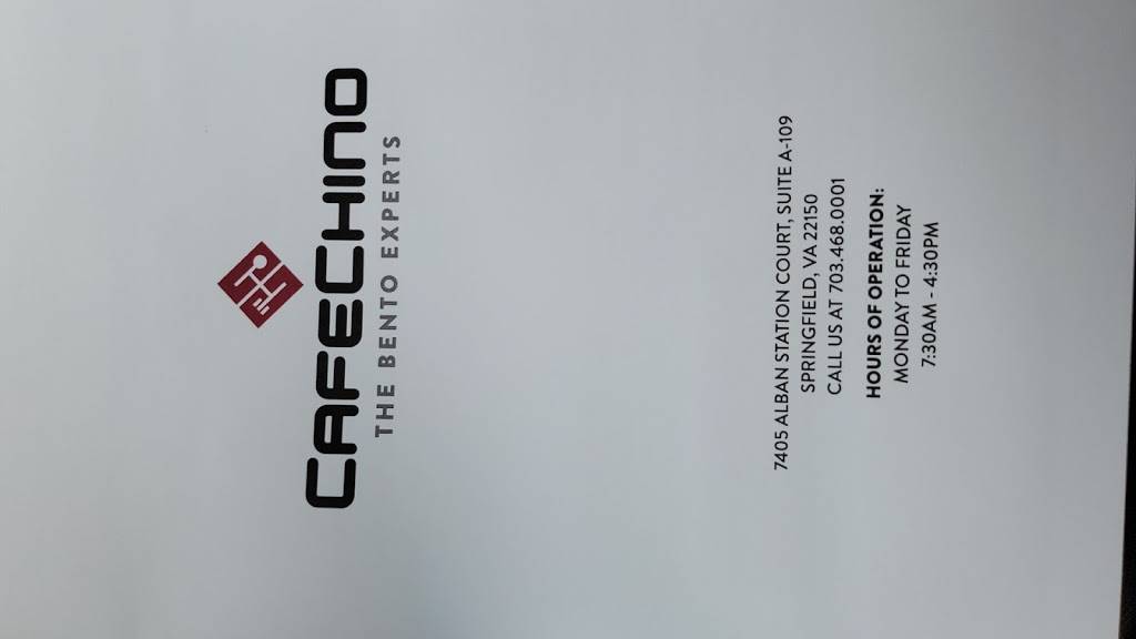 CafeChino | restaurant | 7405 Alban Station Ct, Springfield, VA 22150, USA | 7034680001 OR +1 703-468-0001