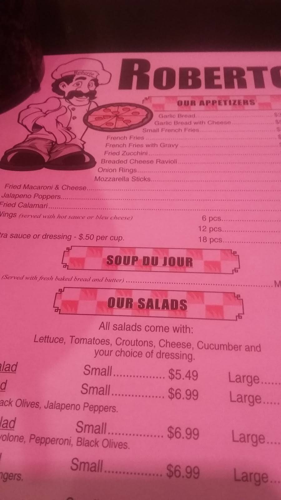 Robertos Pizza | restaurant | 625-M Baltimore Blvd, Westminster, MD 21157, USA | 4108573515 OR +1 410-857-3515