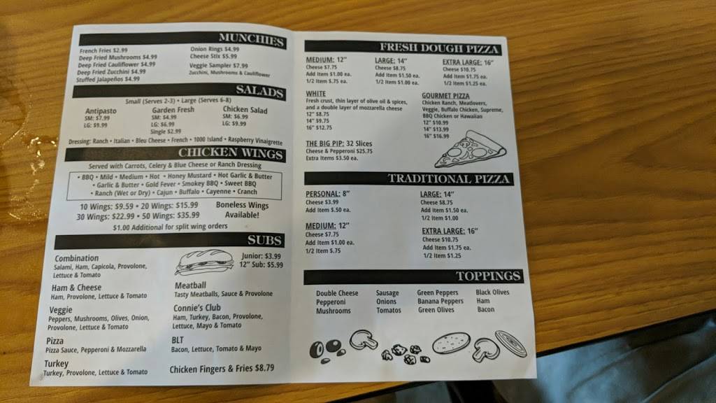 Presque Isle Pizza Restaurant / Connies Ice Cream | meal takeaway | 3150 W 32nd St, Erie, PA 16506, USA | 8148381008 OR +1 814-838-1008