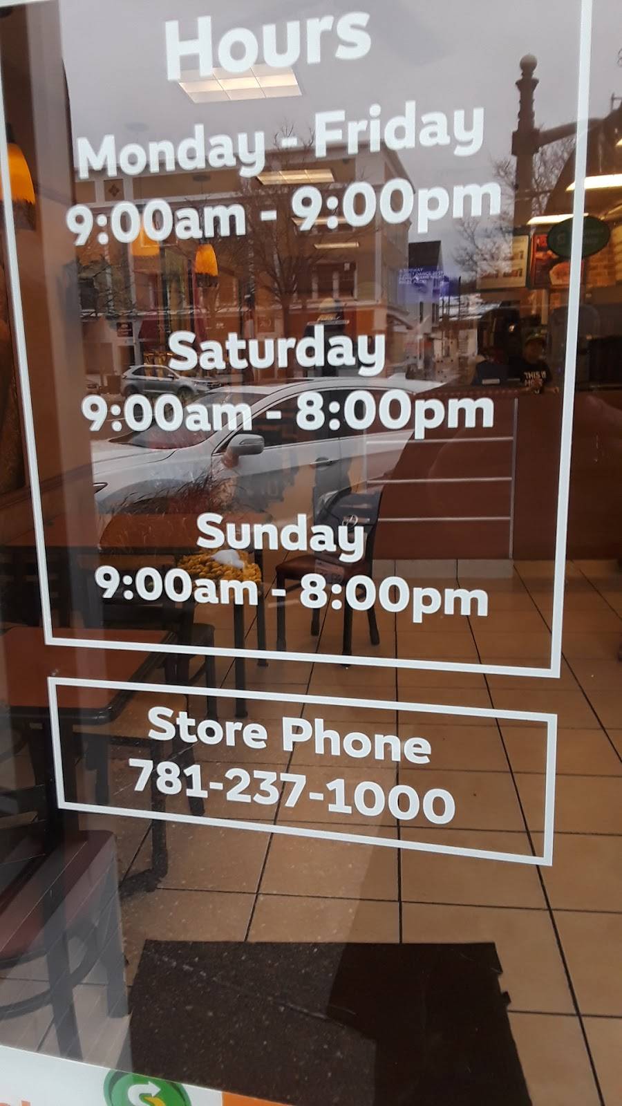 Subway Restaurants | restaurant | 268 Washington St, Wellesley, MA 02481, USA | 7812371000 OR +1 781-237-1000