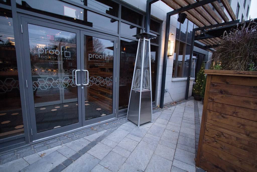 Proof Kitchen + Lounge | restaurant | 110 Erb St W, Waterloo, ON N2L 1T5, Canada | 5192083333 OR +1 519-208-3333