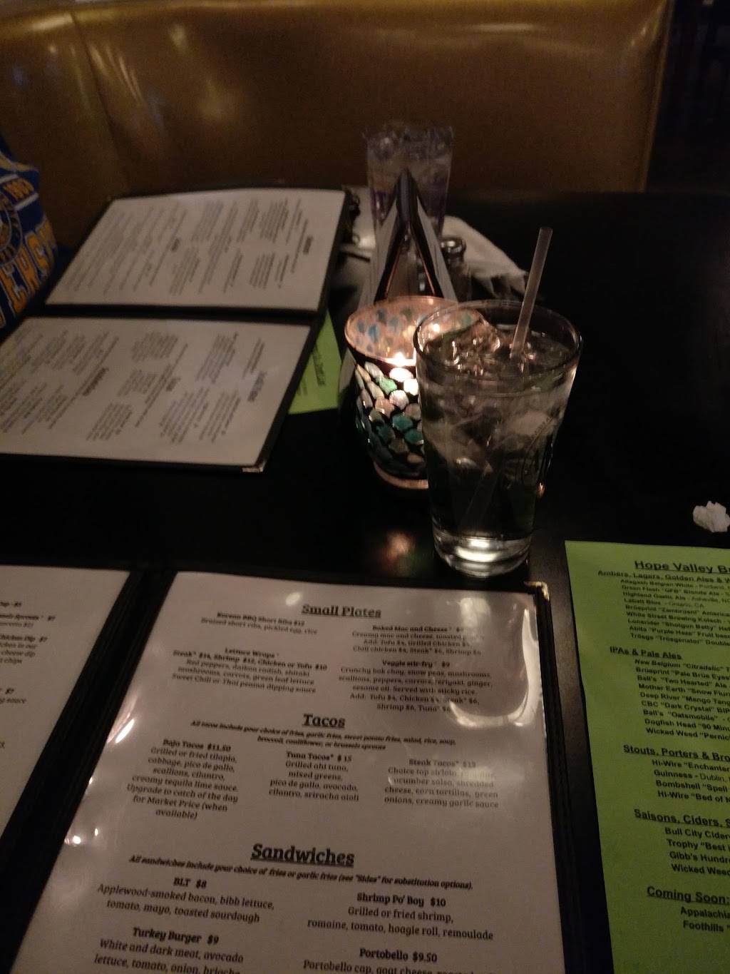 Hope Valley Bar & Grill | restaurant | 4810 Hope Valley Rd #106, Durham, NC 27707, USA | 9192944955 OR +1 919-294-4955