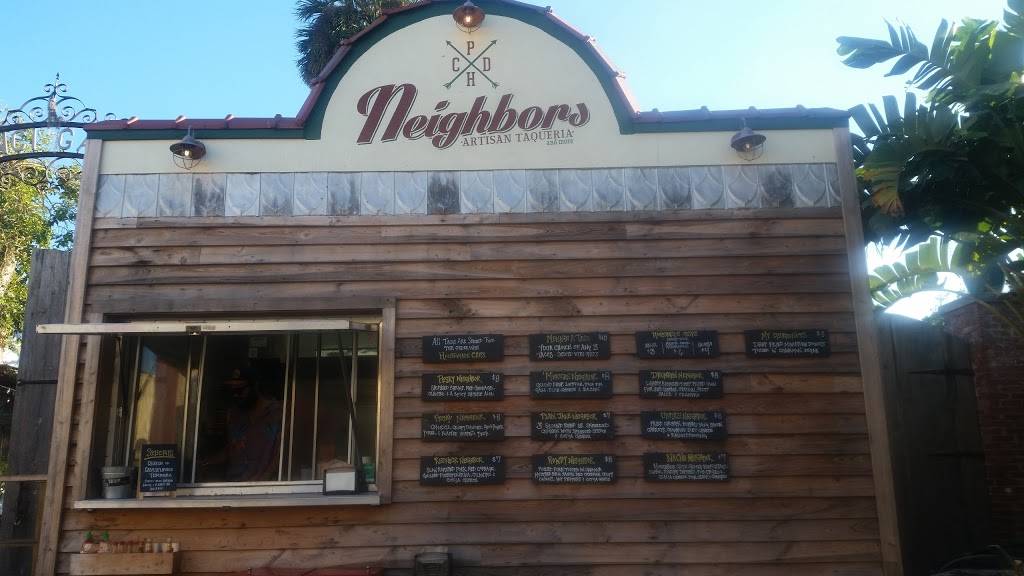 Neighbors Artisan Taqueria | restaurant | 112 W Georgia Ave, DeLand, FL 32720, USA | 3862790394 OR +1 386-279-0394