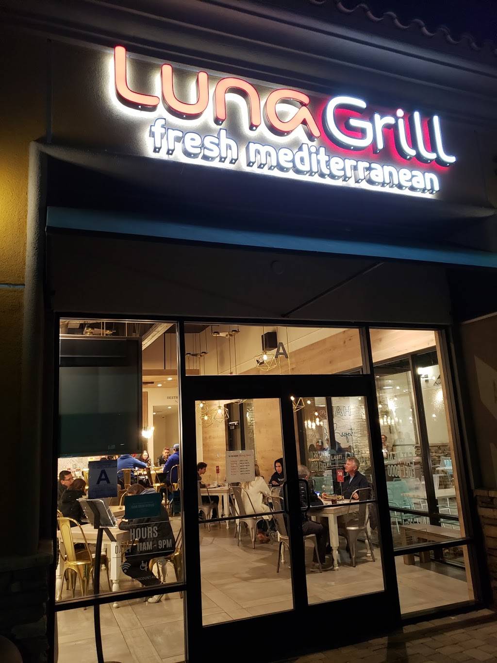 Luna Grill - Chino Hills | restaurant | 3660-A Grand Ave, Chino Hills, CA 91709, USA | 9097035862 OR +1 909-703-5862