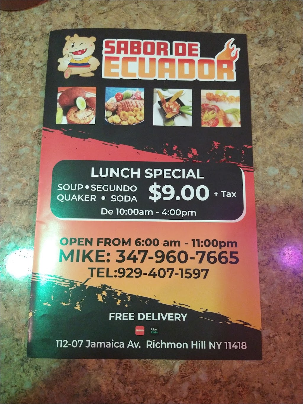 Sabor de Ecuador | restaurant | 112-07 Jamaica Ave, Queens, NY 11418, USA | 9294071597 OR +1 929-407-1597