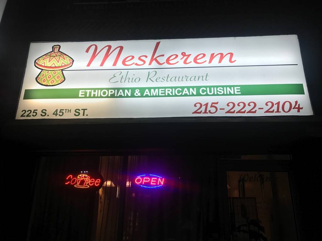 Meskerem Ethio | restaurant | 225 S 45th St, Philadelphia, PA 19104, USA | 2152222104 OR +1 215-222-2104