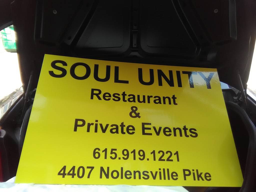Soul Unity | restaurant | 4407 Nolensville Pike, Nashville, TN 37211, USA | 6159191221 OR +1 615-919-1221