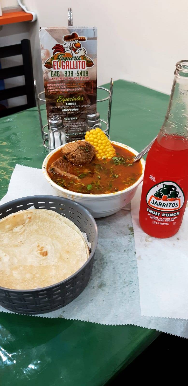 Taqueria El gallito | restaurant | 52a Sherman Ave, New York, NY 10040, USA | 6468385408 OR +1 646-838-5408