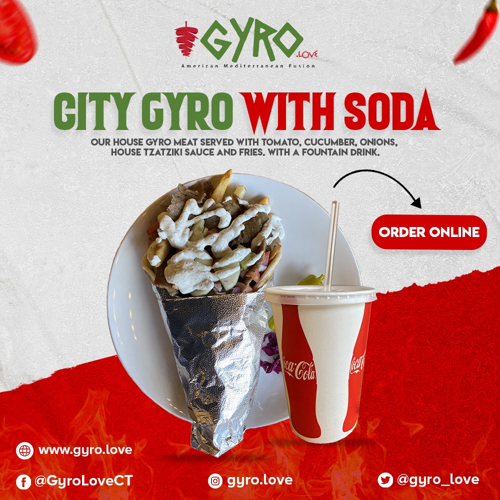 Gyro Love | restaurant | 192 W Main St, Avon, CT 06001, USA | 8606749329 OR +1 860-674-9329