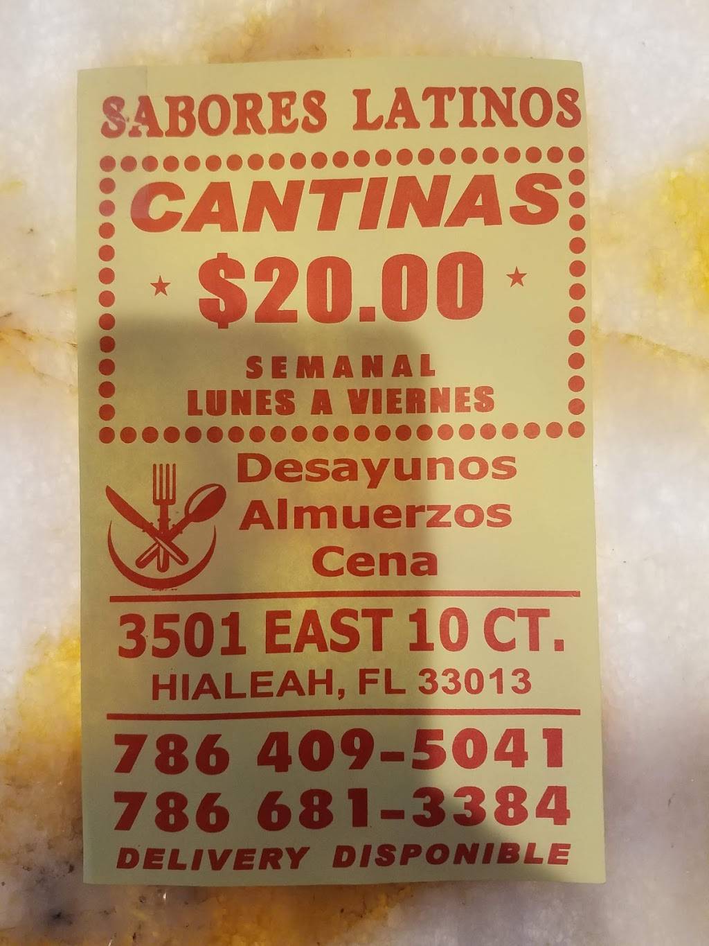 Mavy Cafeteria | restaurant | 3501 E 10th Ct, Hialeah, FL 33013, USA | 7864095041 OR +1 786-409-5041