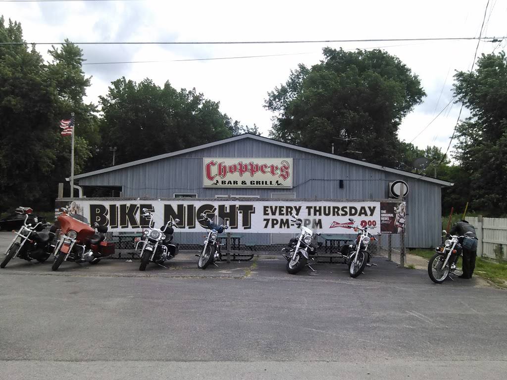 Choppers Bar & Grill Inc | restaurant | 17228 IL-5, East Moline, IL 61244, USA | 3094961070 OR +1 309-496-1070