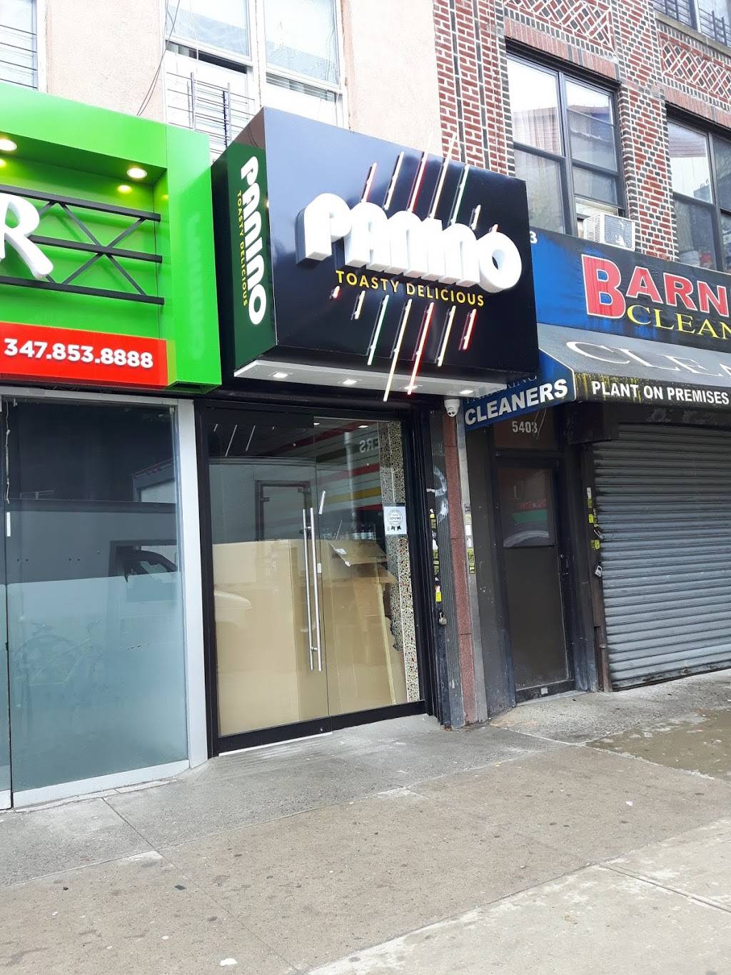 Panino Toasty Delicious | restaurant | 5401 13th Ave, Brooklyn, NY 11219, USA | 7185766839 OR +1 718-576-6839