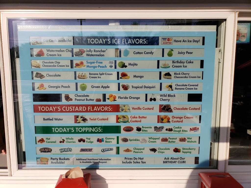 Ritas Italian Ice & Frozen Custard | restaurant | 3007 Emmorton Rd, Abingdon, MD 21009, USA | 4105696007 OR +1 410-569-6007