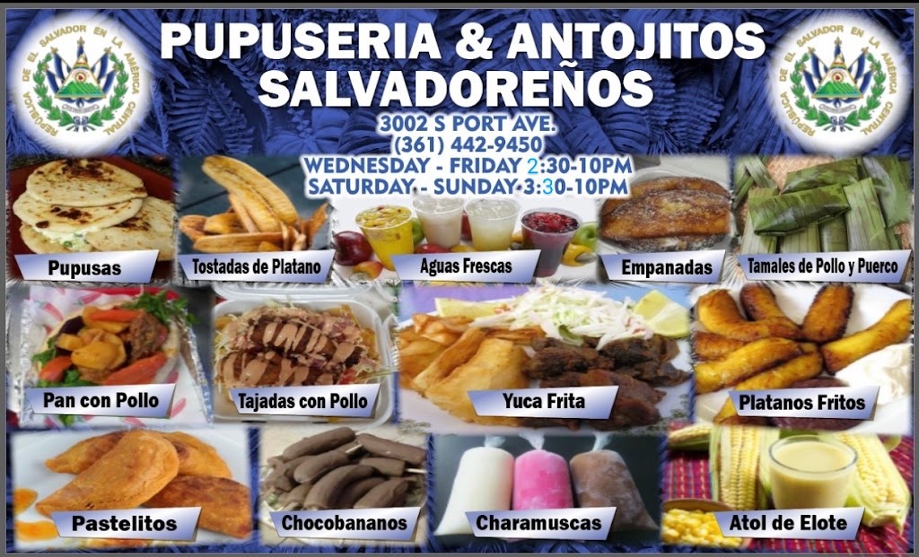 Pupuseria y Antojitos | restaurant | 3901 Ayers St, Corpus Christi, TX 78415, USA | 3614429450 OR +1 361-442-9450