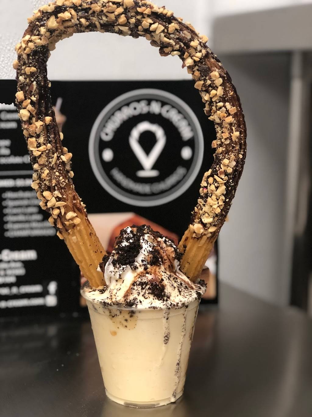 Churros-N-Cream | cafe | 9670 Magnolia Ave #105, Riverside, CA 92503, USA | 9514673745 OR +1 951-467-3745