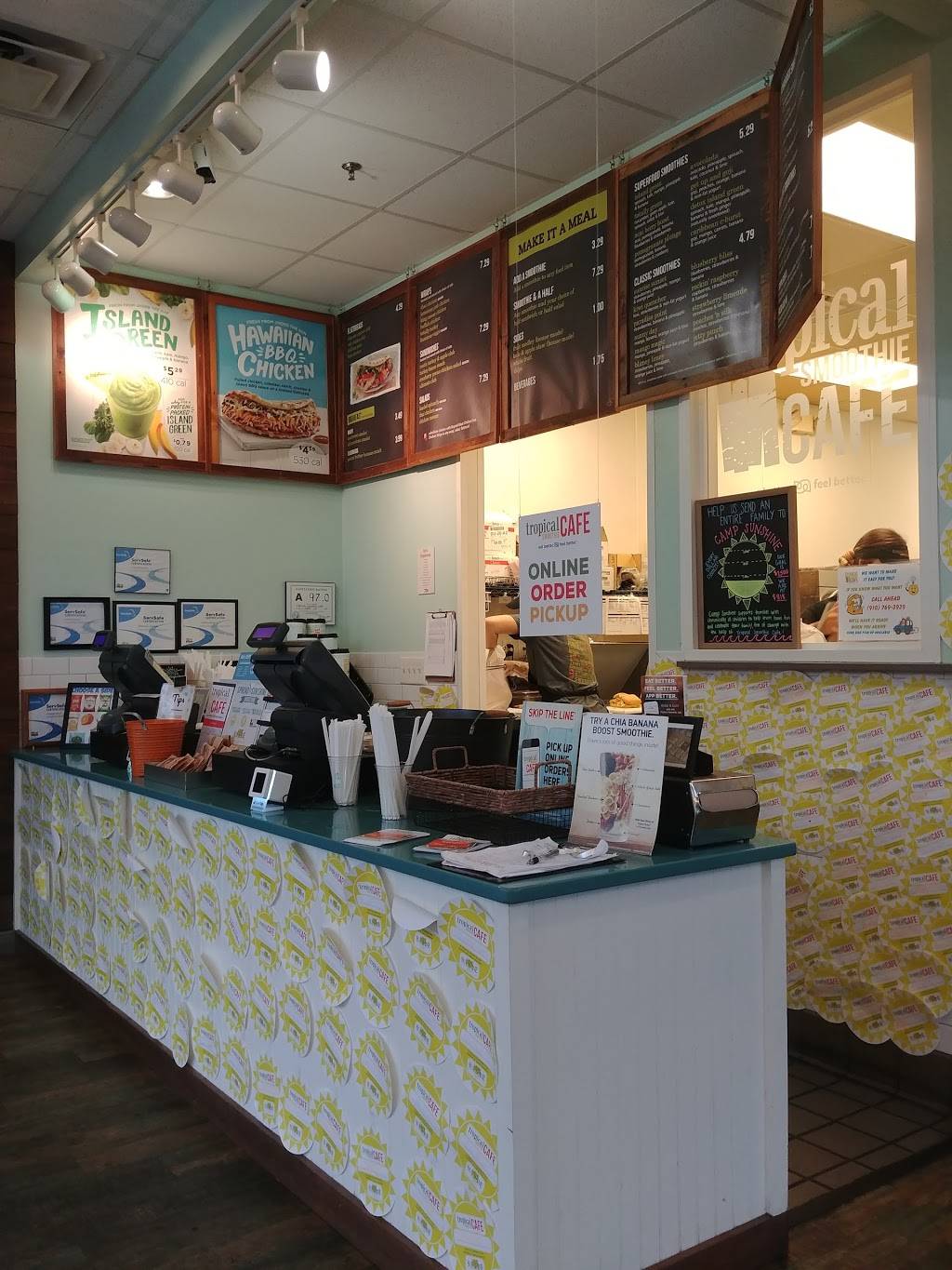Tropical Smoothie Cafe | restaurant | 2804 S College Rd Unit 108, Wilmington, NC 28412, USA | 9107693939 OR +1 910-769-3939