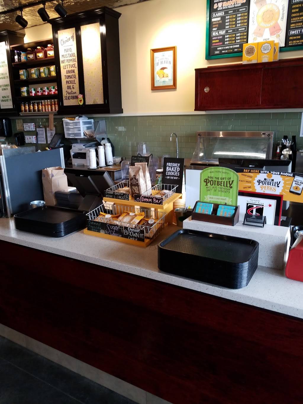 Potbelly Sandwich Shop | restaurant | 14215 Farm to Market 2920 #100, Tomball, TX 77377, USA | 8328436812 OR +1 832-843-6812