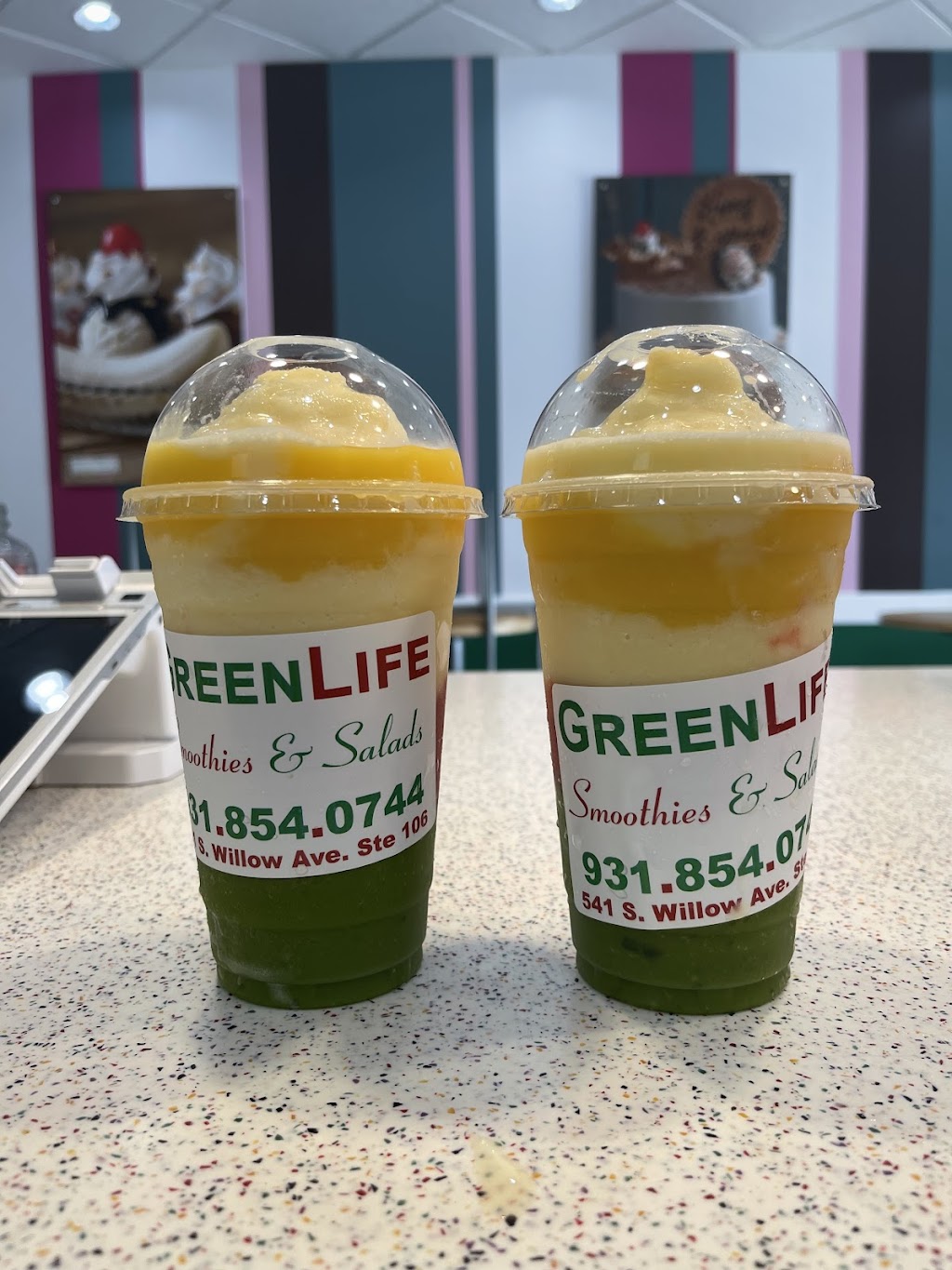 GreenLife Smoothies & Salad | restaurant | 541 S Willow Ave STE 106, Cookeville, TN 38501, USA | 9318540744 OR +1 931-854-0744