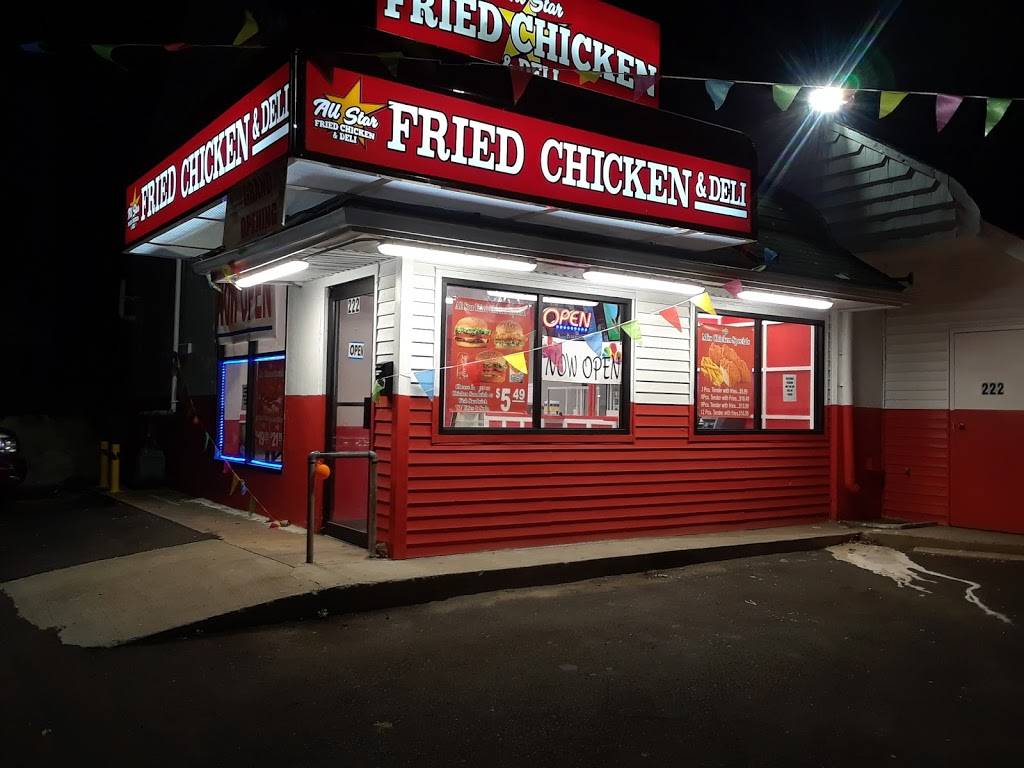 All Star Fried Chicken | meal takeaway | 222 Farren Ave, New Haven, CT 06513, USA | 2036919542 OR +1 203-691-9542