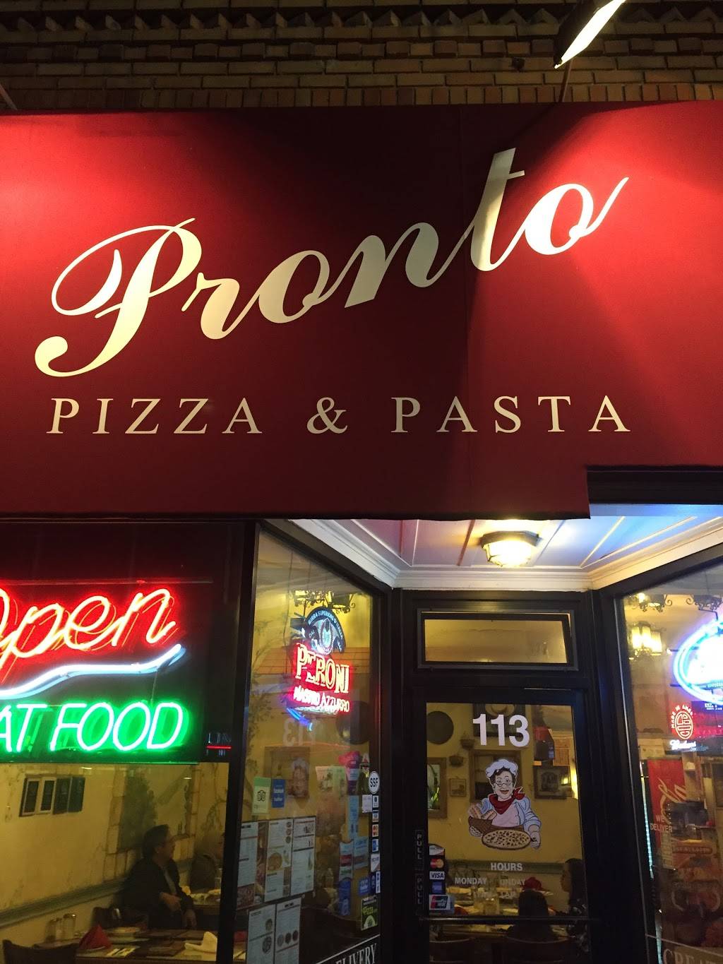 Prontos Pizza | meal delivery | 113 Grand Ave, South San Francisco, CA 94080, USA | 6508731324 OR +1 650-873-1324