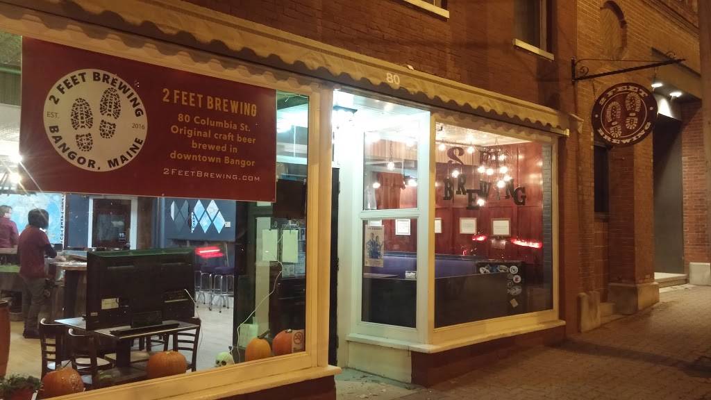 2 Feet Brewing Co. | restaurant | 80 Columbia St, Bangor, ME 04401, USA | 2075731979 OR +1 207-573-1979