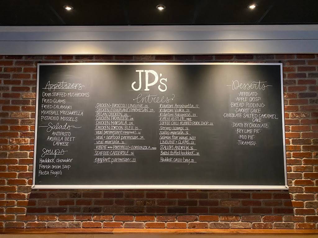 JPs Bistro | restaurant | 204 US-1, Falmouth, ME 04105, USA | 2075360953 OR +1 207-536-0953