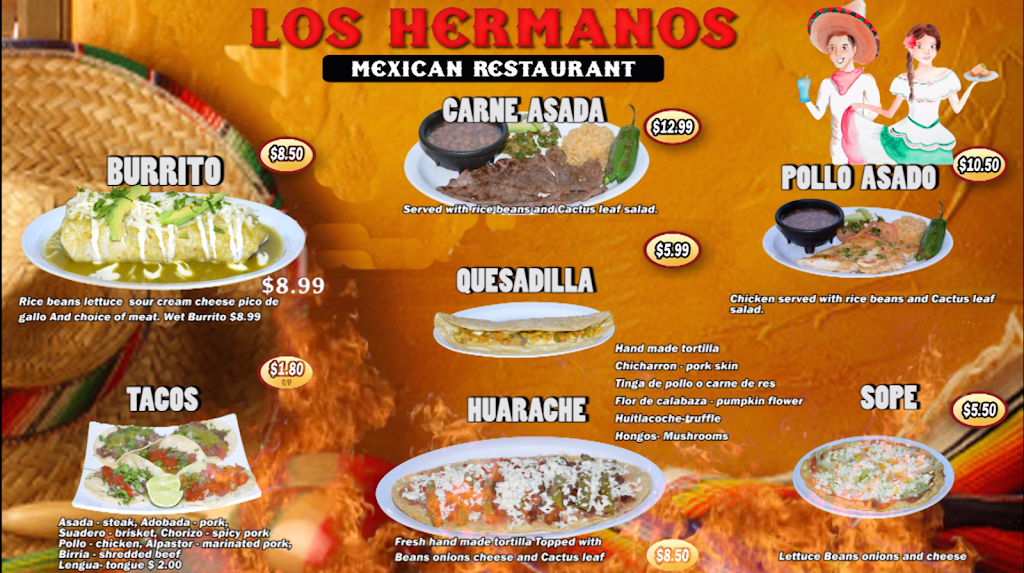 Los Hermanos Mexican Restaurant | restaurant | 24608 36th Ave S, Kent, WA 98032, USA | 2535292540 OR +1 253-529-2540