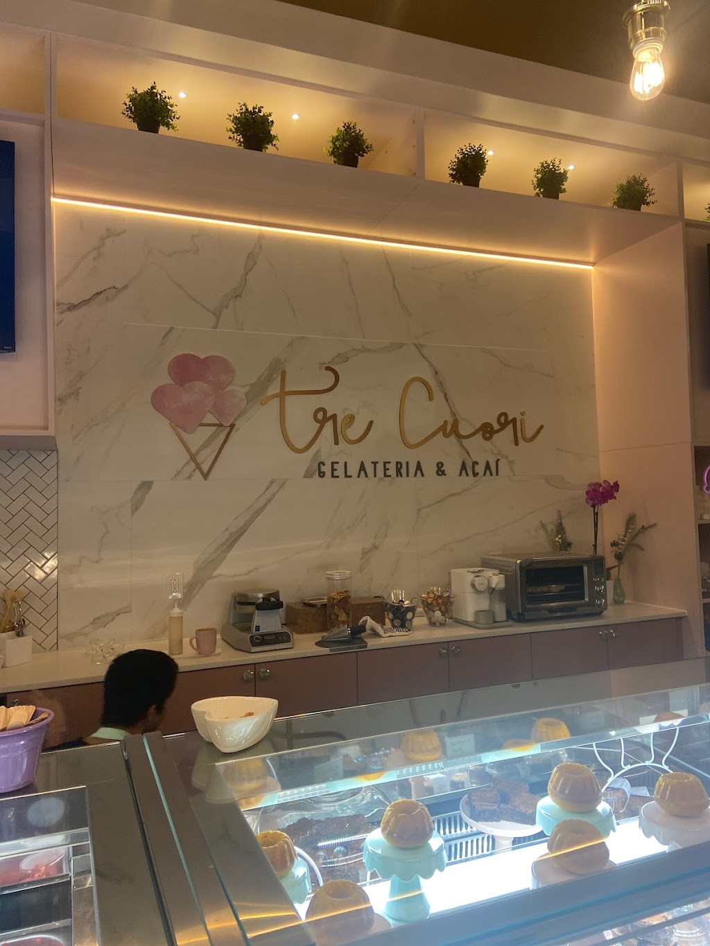 Tre Cuori Gelateria & Açaí | cafe | 15877 Fountain Plaza Dr, Ellisville, MO 63011, USA | 6366750507 OR +1 636-675-0507