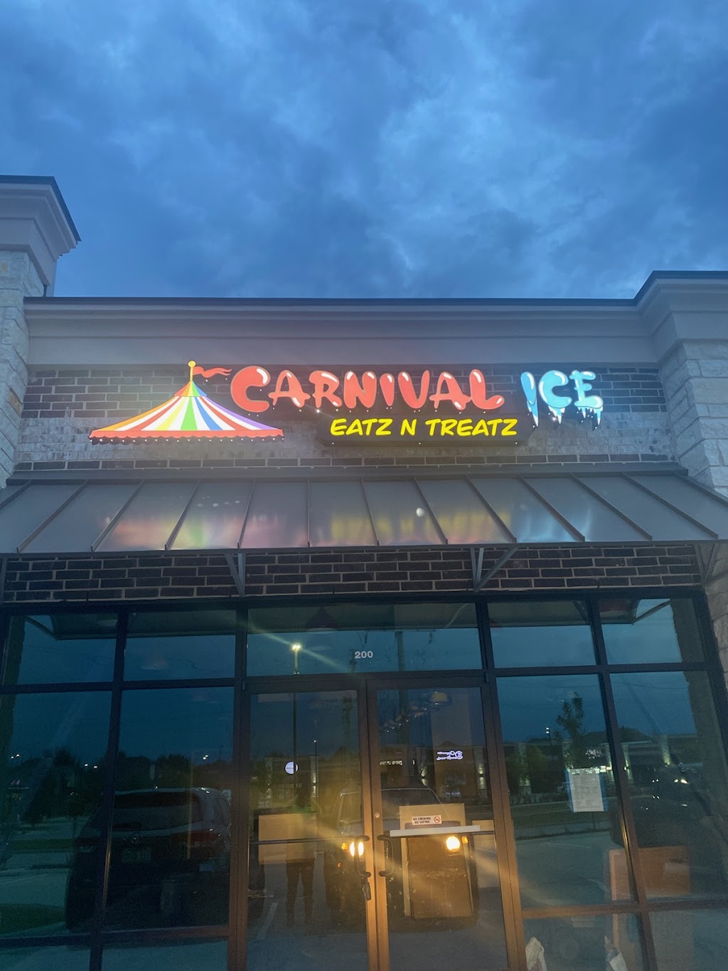Carnival Ice Eatz N Treatz | restaurant | 5121 Collin McKinney Pkwy Suite 200, McKinney, TX 75070, USA | 2145928164 OR +1 214-592-8164