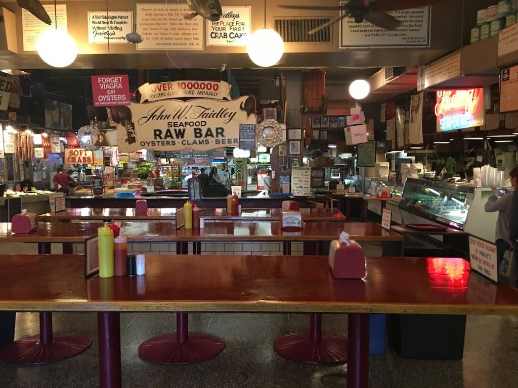 Faidley Seafood | restaurant | 203 N Paca St, Baltimore, MD 21201, USA | 4107274898 OR +1 410-727-4898