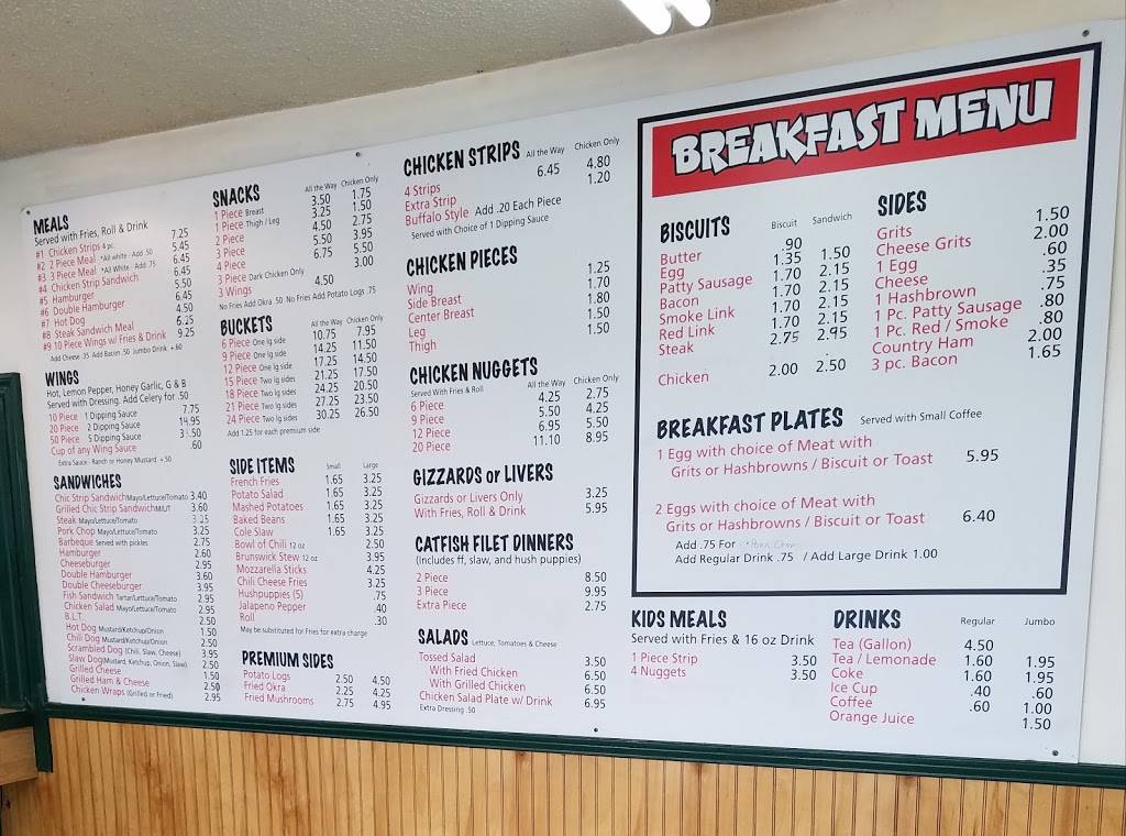 Big Chic | restaurant | 148 N, Washington Ave, Talbotton, GA 31827, USA | 7066658318 OR +1 706-665-8318