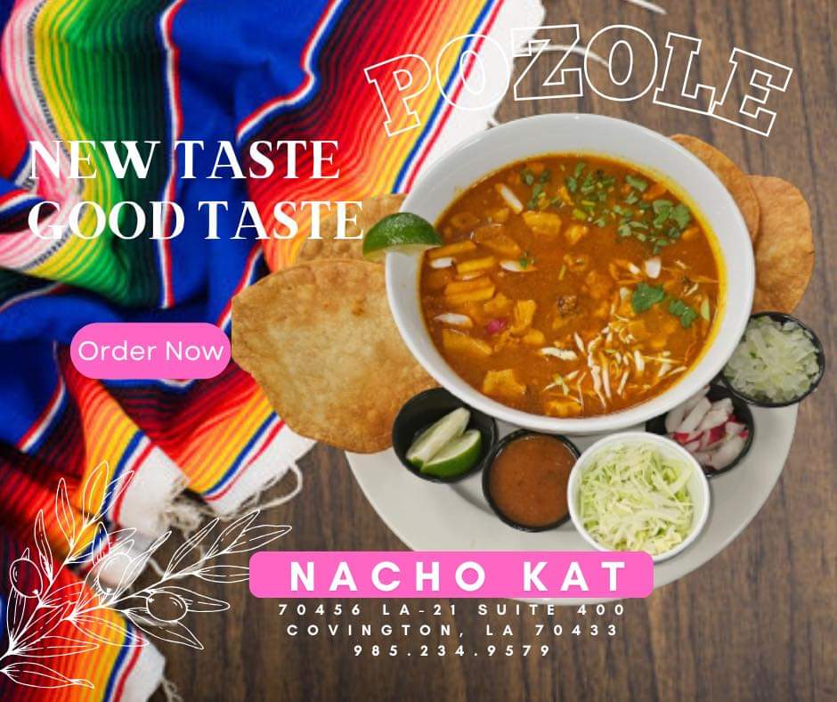 Nacho Kat | restaurant | 70456 LA-21 #400, Covington, LA 70433, USA | 9852349579 OR +1 985-234-9579