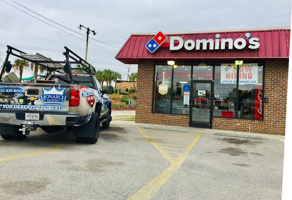 Dominos Pizza | meal delivery | 810 Highway 17 S, Surfside Beach, SC 29575, USA | 8432388500 OR +1 843-238-8500