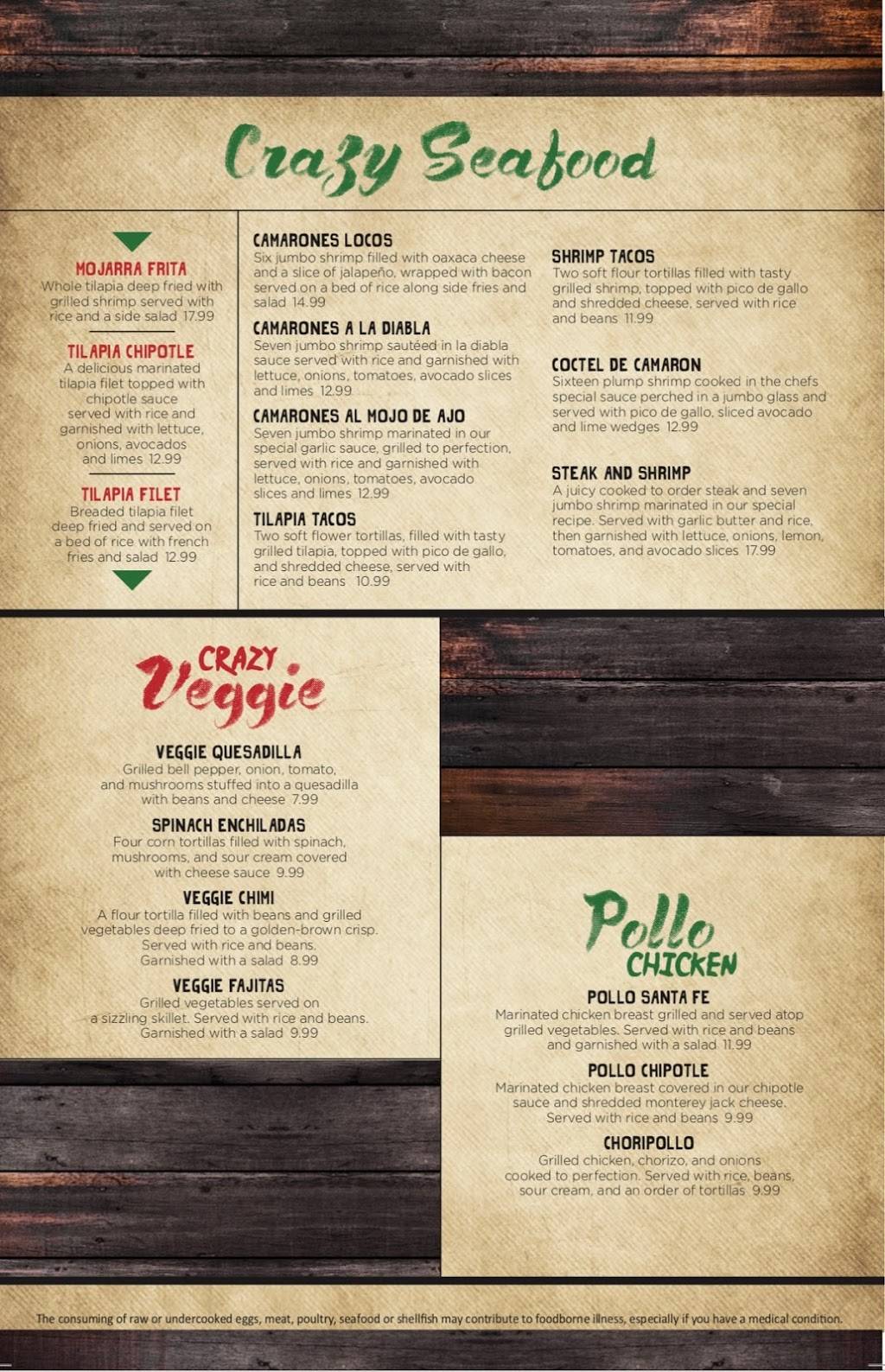 Crazy Cactus | restaurant | 7142 HIGHWAY 305 N, SUITE A, Olive Branch, MS 38654, USA | 6628928444 OR +1 662-892-8444