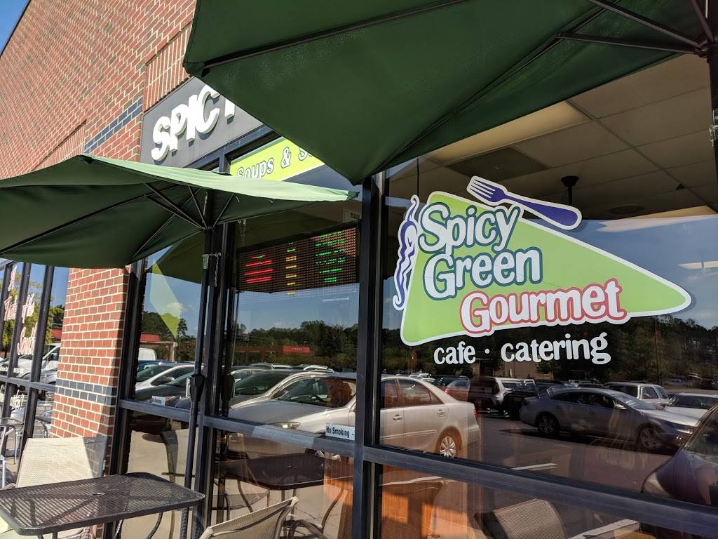 Spicy Green Gourmet | cafe | 2945 S Miami Blvd, Durham, NC 27703, USA | 9192206040 OR +1 919-220-6040