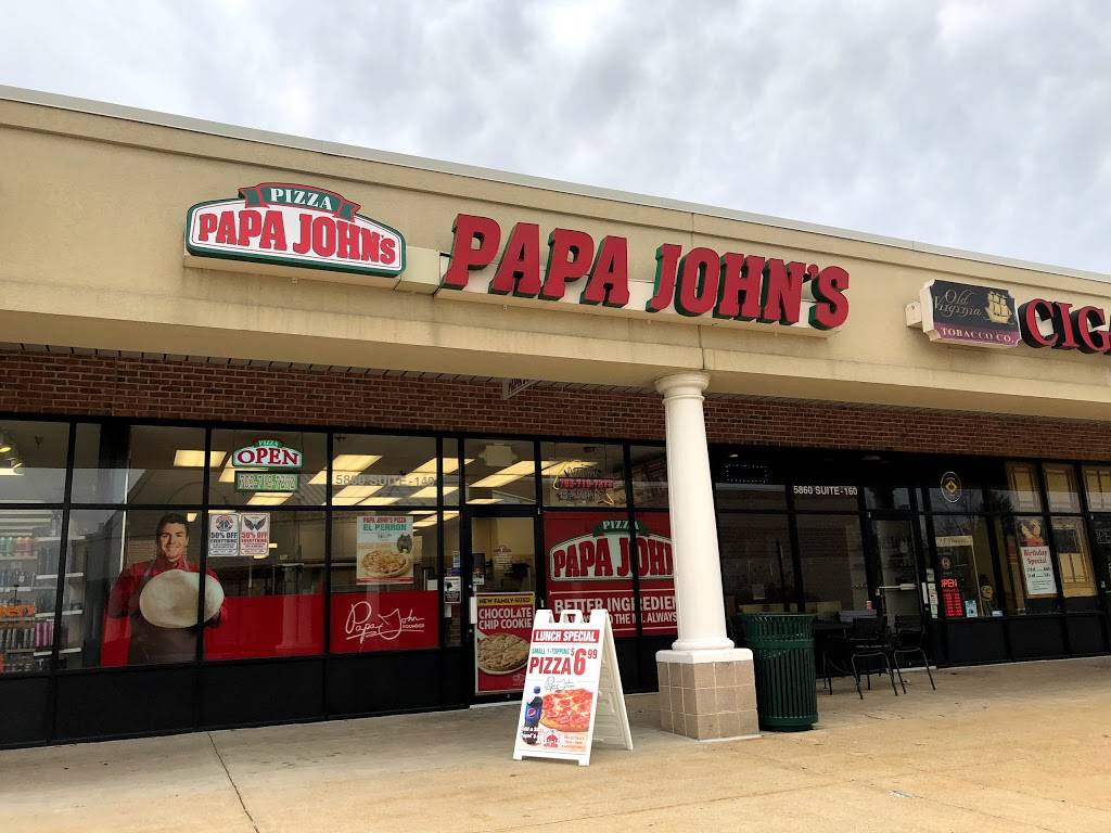 Papa Johns Pizza | restaurant | 5860 Kingstowne Center, Alexandria, VA 22315, USA | 7037197272 OR +1 703-719-7272