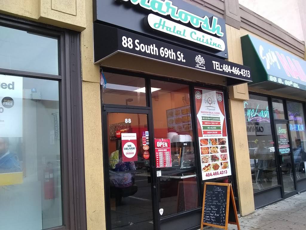 Maroosh Halal Cuisine | restaurant | 88 S 69th St, Upper Darby, PA 19082, USA | 4844664313 OR +1 484-466-4313