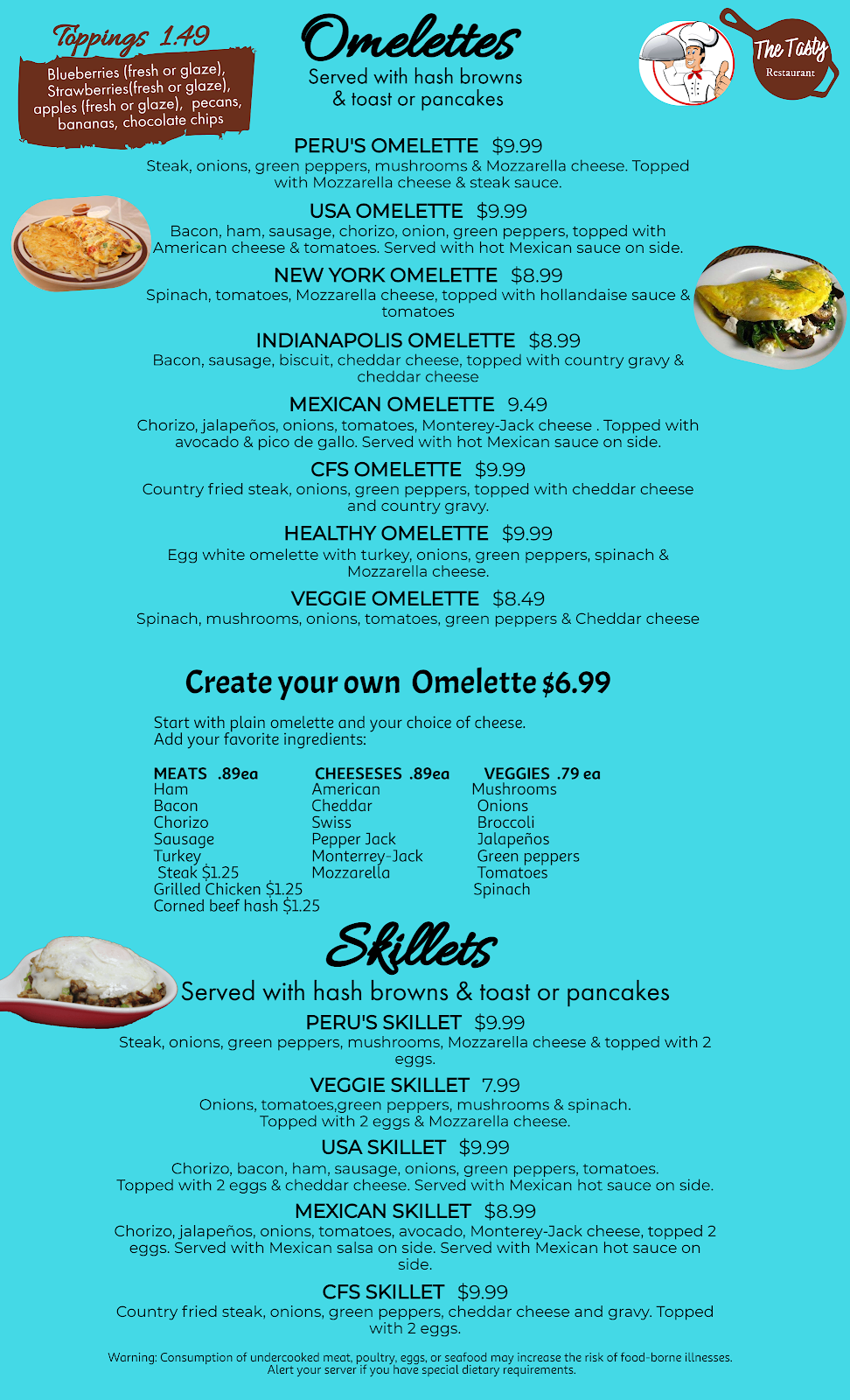 THE TASTY RESTAURANT | restaurant | 2661 S Business 31, Peru, IN 46970, USA | 7653272633 OR +1 765-327-2633