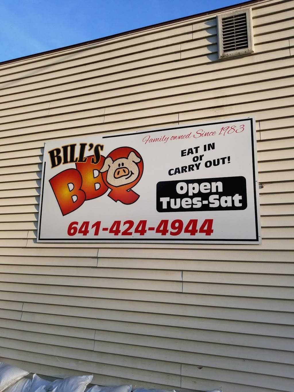 Bills BBQ | restaurant | 215 S Madison Ave, Mason City, IA 50401, USA | 6414244944 OR +1 641-424-4944