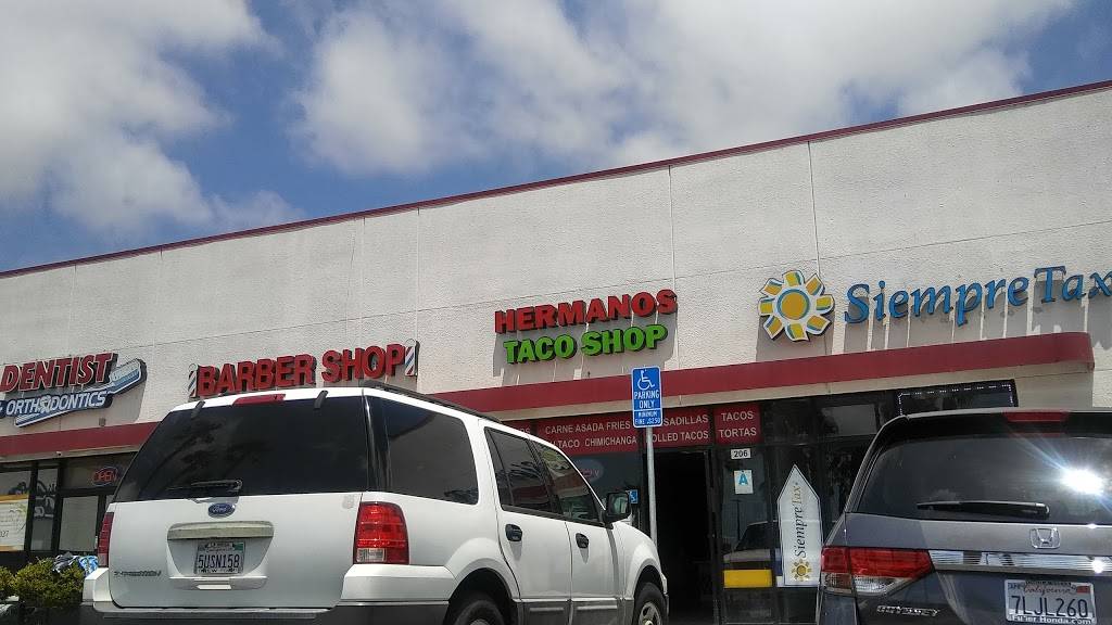 Hermanos Taco Shop | restaurant | 1295 Broadway #206, Chula Vista, CA 91911, USA | 6194222131 OR +1 619-422-2131