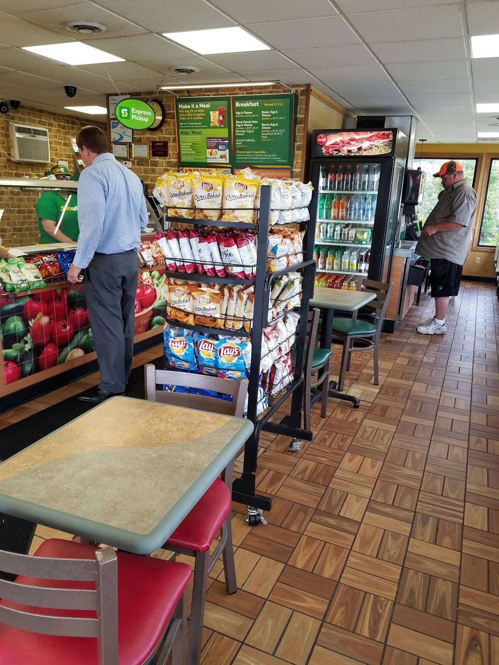 Subway | restaurant | 281 Waterworks Rd, Somerset, PA 15501, USA | 8144456755 OR +1 814-445-6755