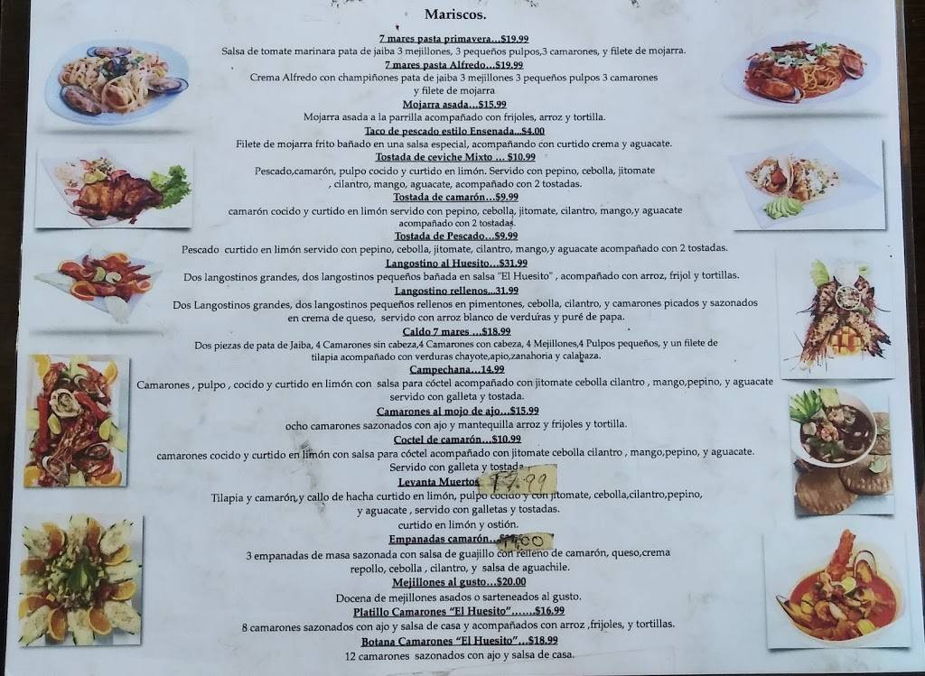 El Huesito Seafood & Grill | restaurant | 2168 Story Rd, San Jose, CA 95122, USA | 4086493059 OR +1 408-649-3059