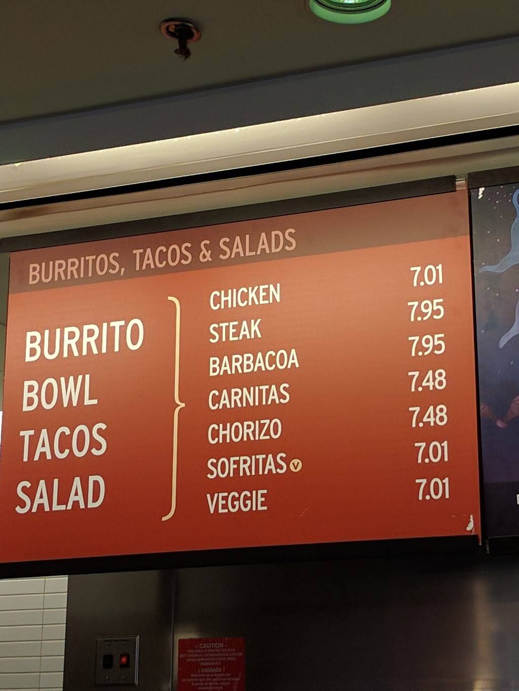 Chipotle Mexican Grill | restaurant | 40 NJ-17, East Rutherford, NJ 07073, USA | 2015495302 OR +1 201-549-5302