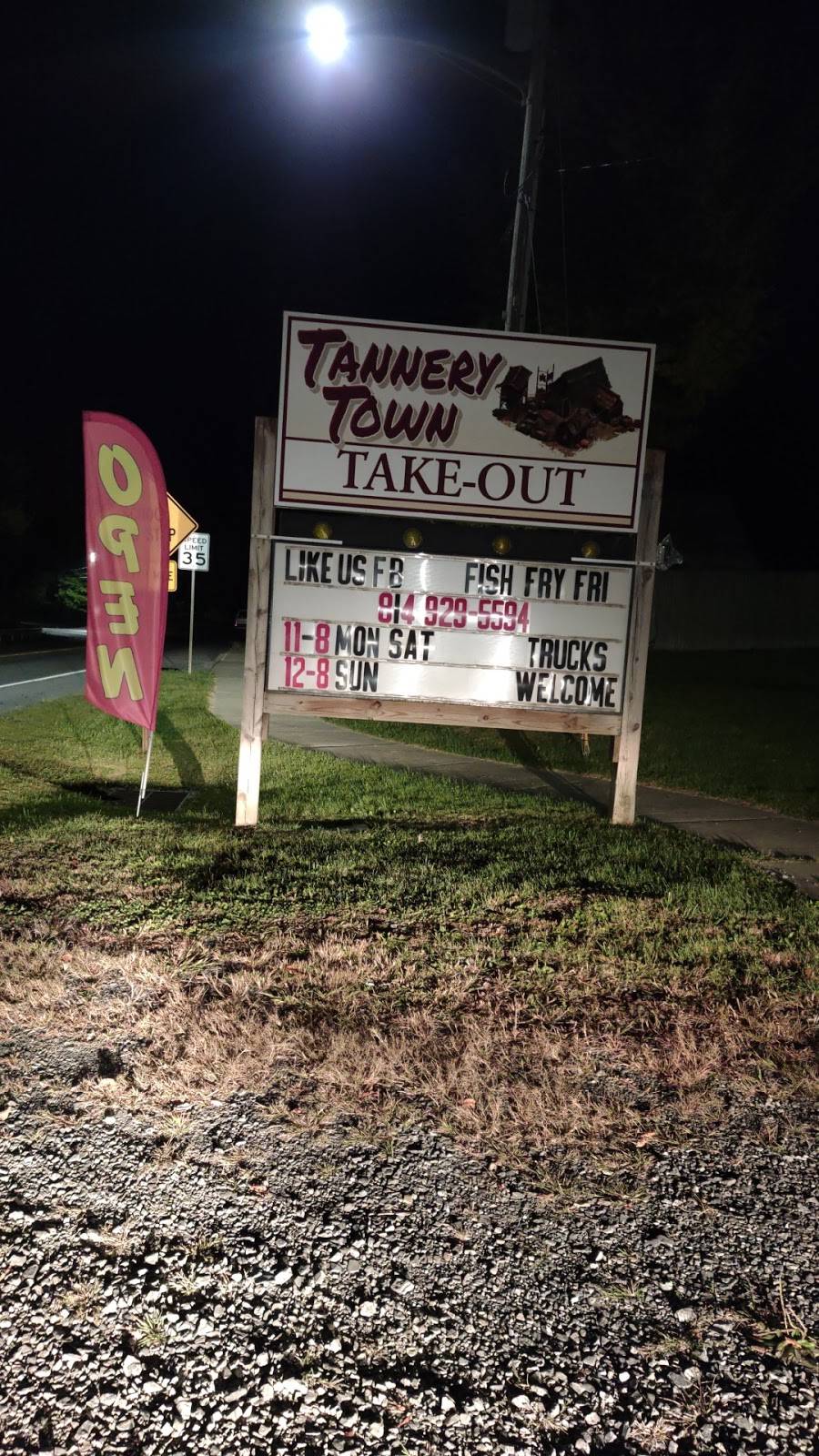 Tannery Town Take-Out | restaurant | 202 Marvin St, Wilcox, PA 15870, USA | 8149295594 OR +1 814-929-5594