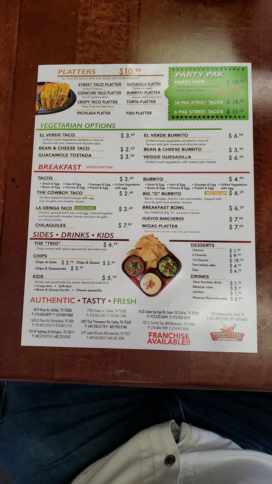 Tacos Y Mas - Arlington | restaurant | 702 W Interstate 20, Arlington, TX 76017, USA | 6822708115 OR +1 682-270-8115