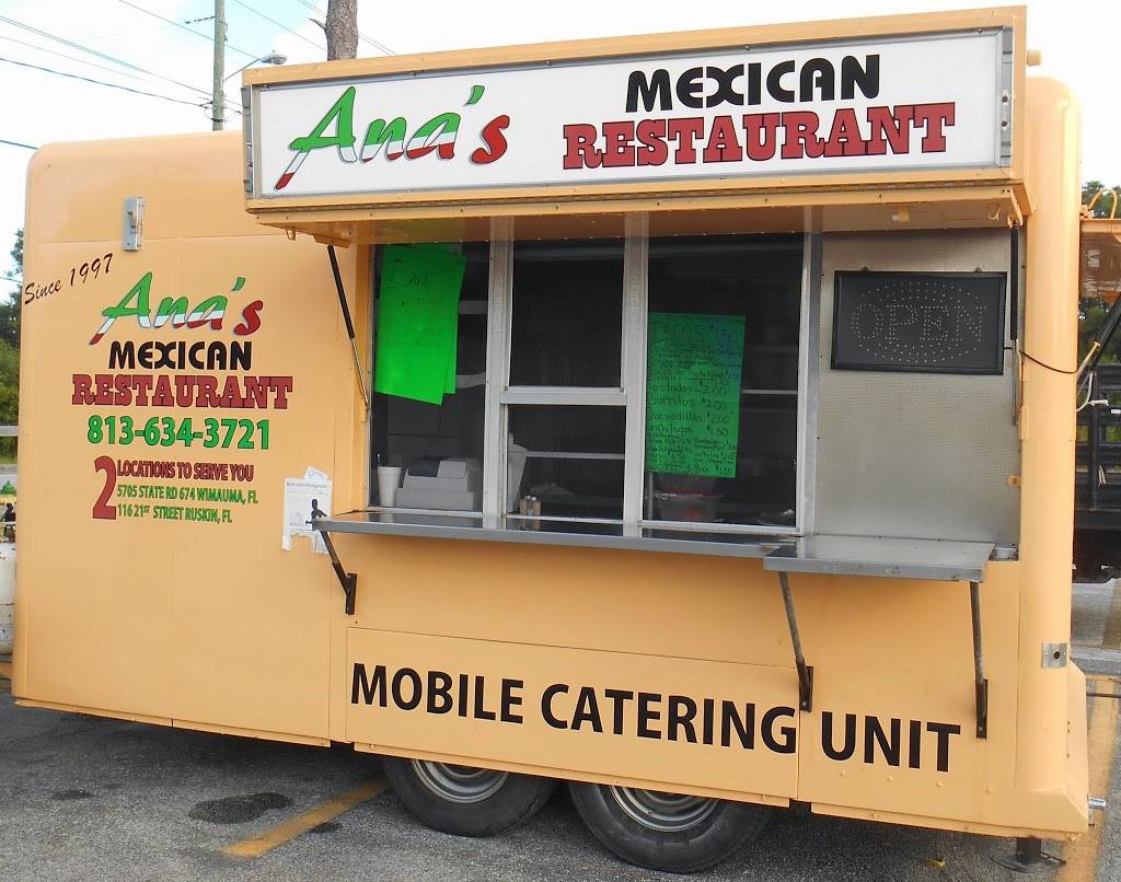 Anas Restaurant | restaurant | 5705 FL-674, Wimauma, FL 33598, USA | 8136343721 OR +1 813-634-3721