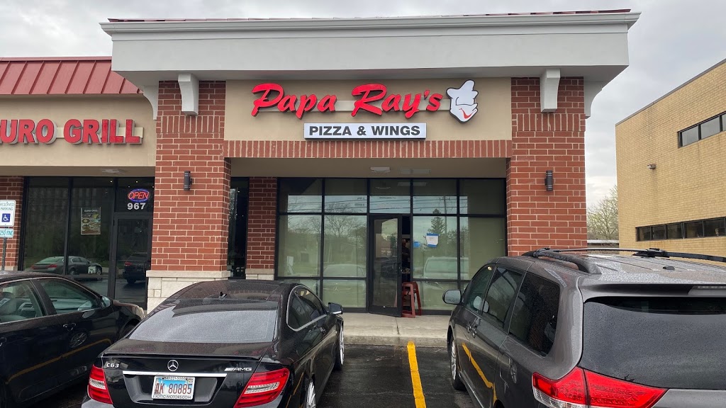 Papa Rays Pizza & Wings | restaurant | 967 IL-83, Des Plaines, IL 60016, USA | 2243191010 OR +1 224-319-1010