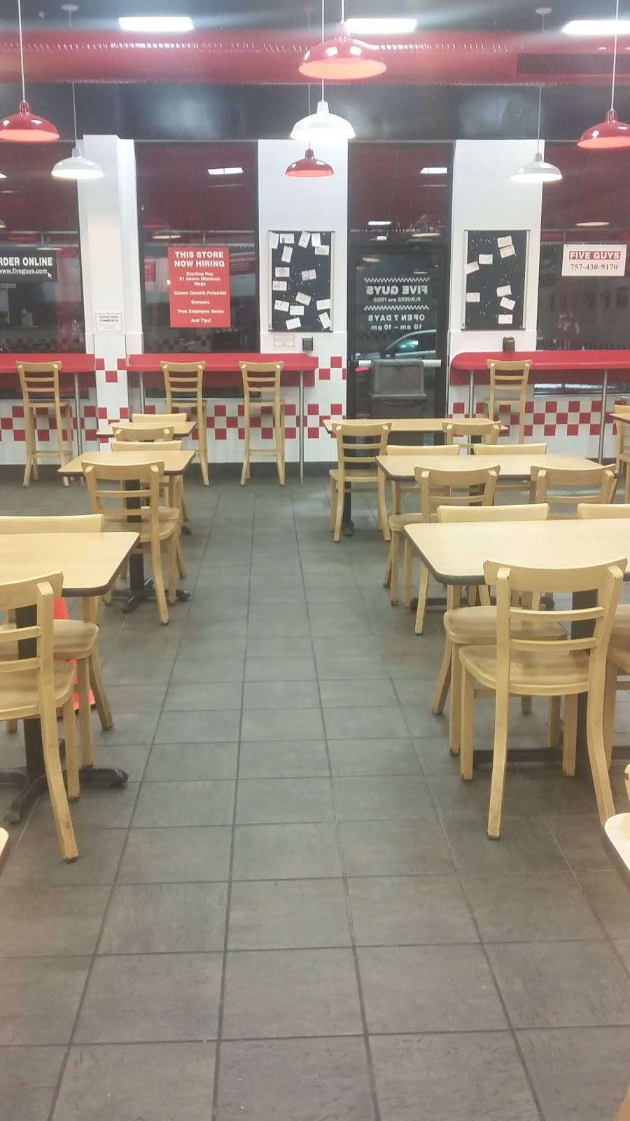 Five Guys | meal takeaway | 1169 Nimmo Pkwy, Virginia Beach, VA 23454, USA | 7574309170 OR +1 757-430-9170