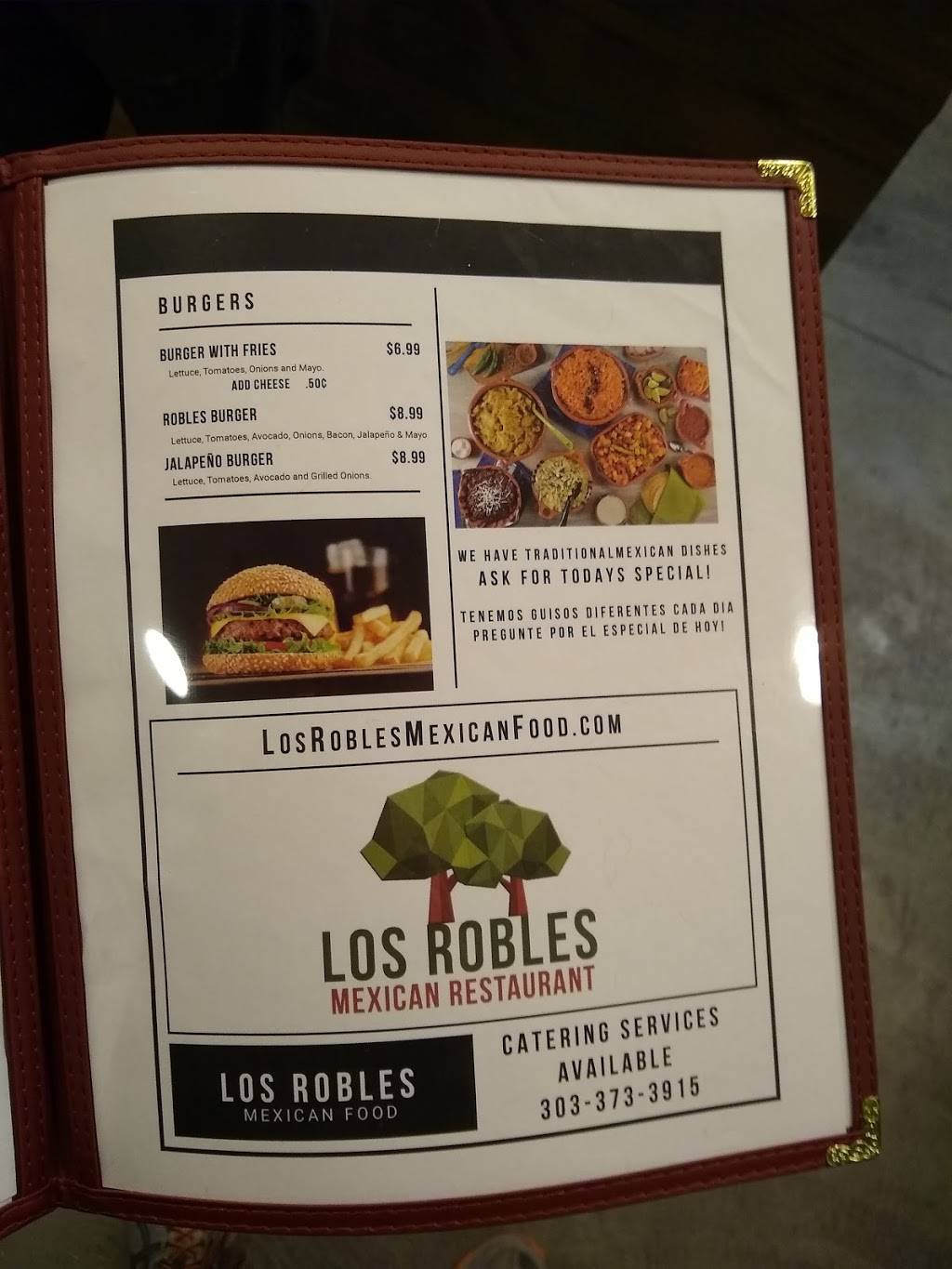 Los Robles | restaurant | 9367 E 59th Ave, Denver, CO 80249, USA | 3033733915 OR +1 303-373-3915