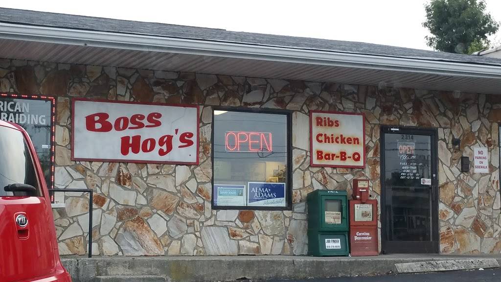 Boss Hogs Bar-B-Que | restaurant | 2314 E Bessemer Ave, Greensboro, NC 27405, USA | 3363701414 OR +1 336-370-1414